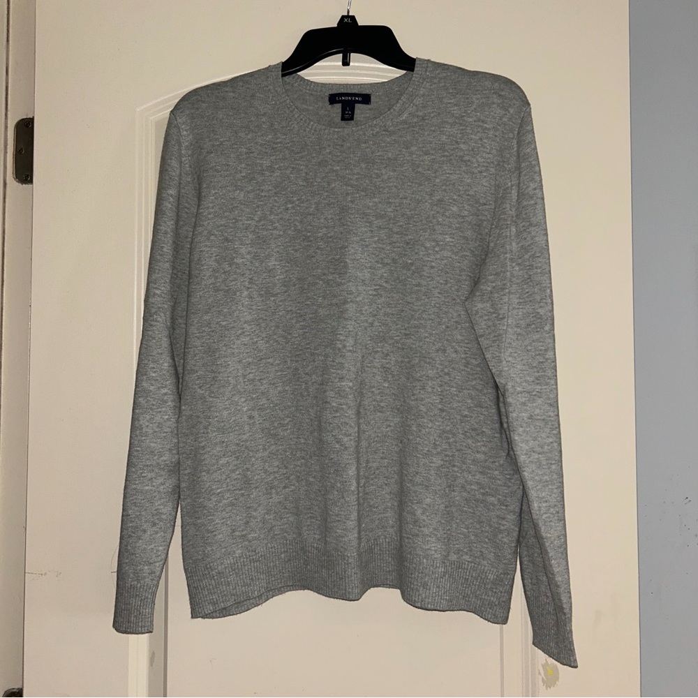 Lands' End Women's Gray Sweater